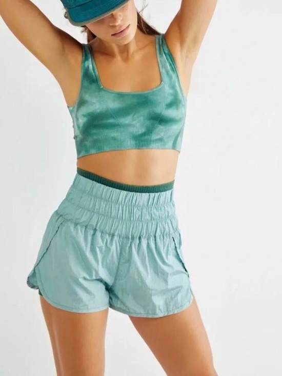 FP Movement by Free People Pants - FP Movement The Way Home teal shorts S